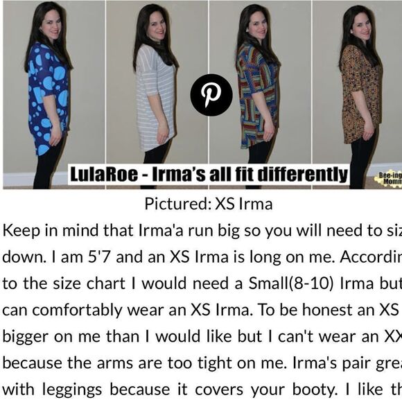 LuLaRoe M Purple Gold Yellow Crewneck Drop Short Sleeve Oversized Irma Top - Picture 11 of 12